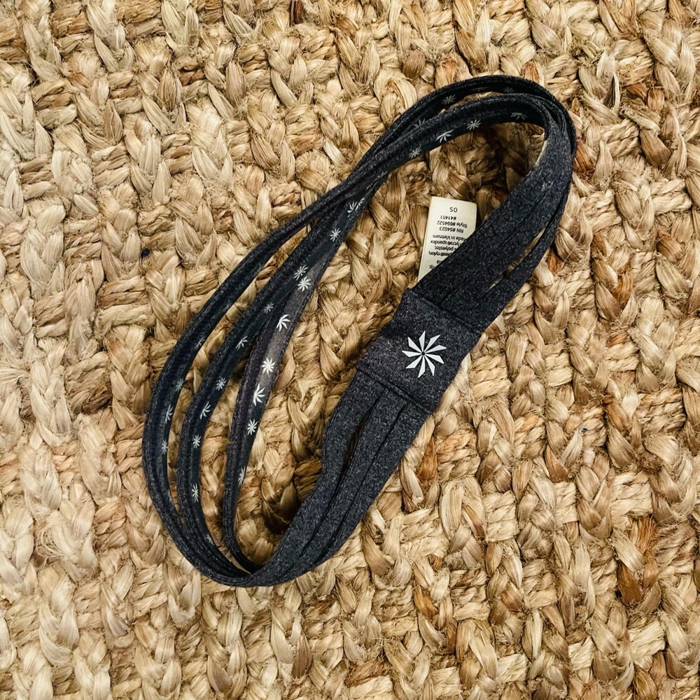 NWOT Athleta Grey Multi Band Hair Headband brand new!